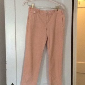 Seersucker crop pants